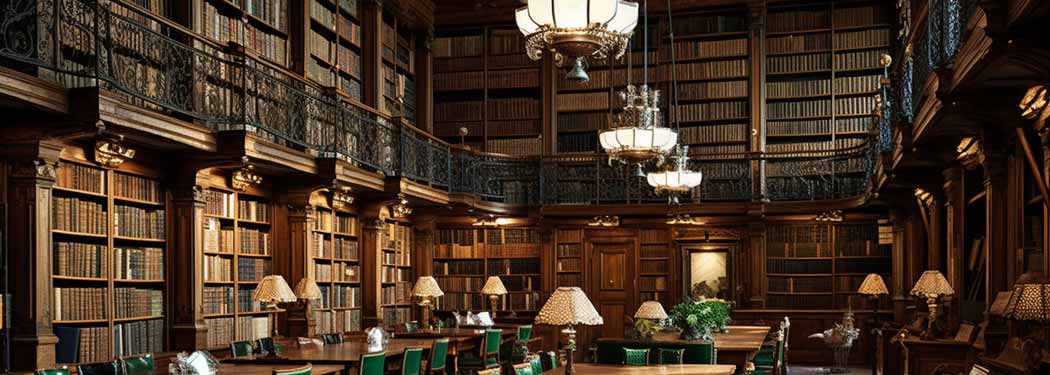 Google Suche ist wie eine Bibliothek mit Google als Berater